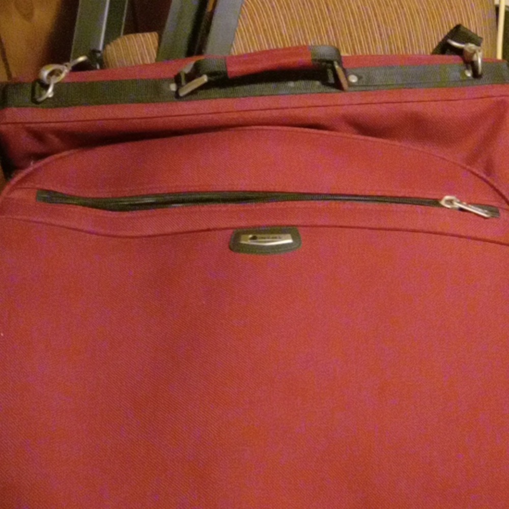 Delsey luggage dress or suit carrying bag with arm handle